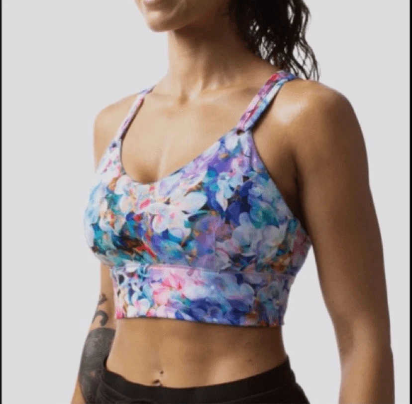 Born Primitive THE MILK AND MUSCLES NURSING SPORTS BRA Floral