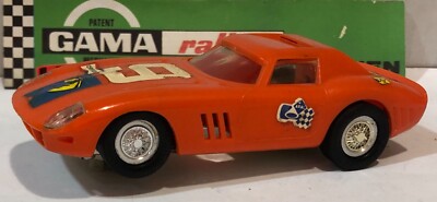 Slot Car Gama Rallye 7002 Ferrari 275 GT #9 Orange Without Motor