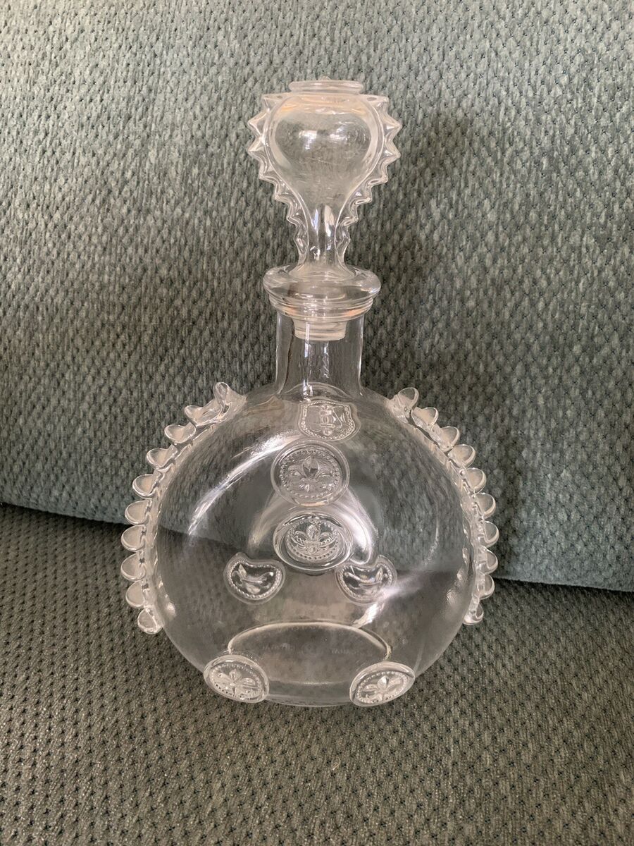 B. 1980s Remy Martin Louis XIII Baccarat Crystal Bottle With 