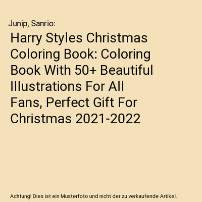 Harry Styles Christmas Coloring Book: Coloring Book With 50+ Beautiful Illustrat