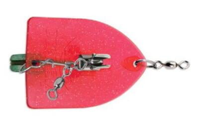 Luhr Jensen Double Deep Six  - Pink Crystal - 90' Running Depth Trolling