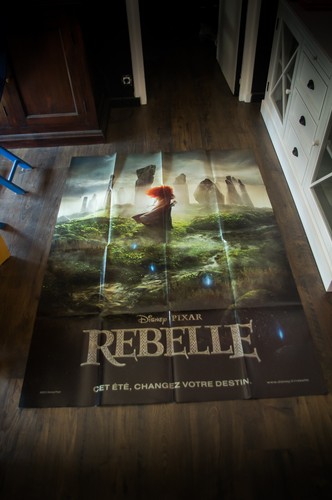 BRAVE Advance Disney Pixar Large French Vintage Movie Poster Original 2012