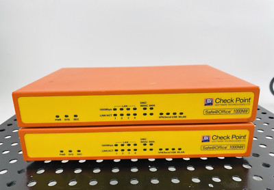LOT OF2 CheckPoint 1000NW & 1000N Safe@Office SBXNW-100-1 VPN Router