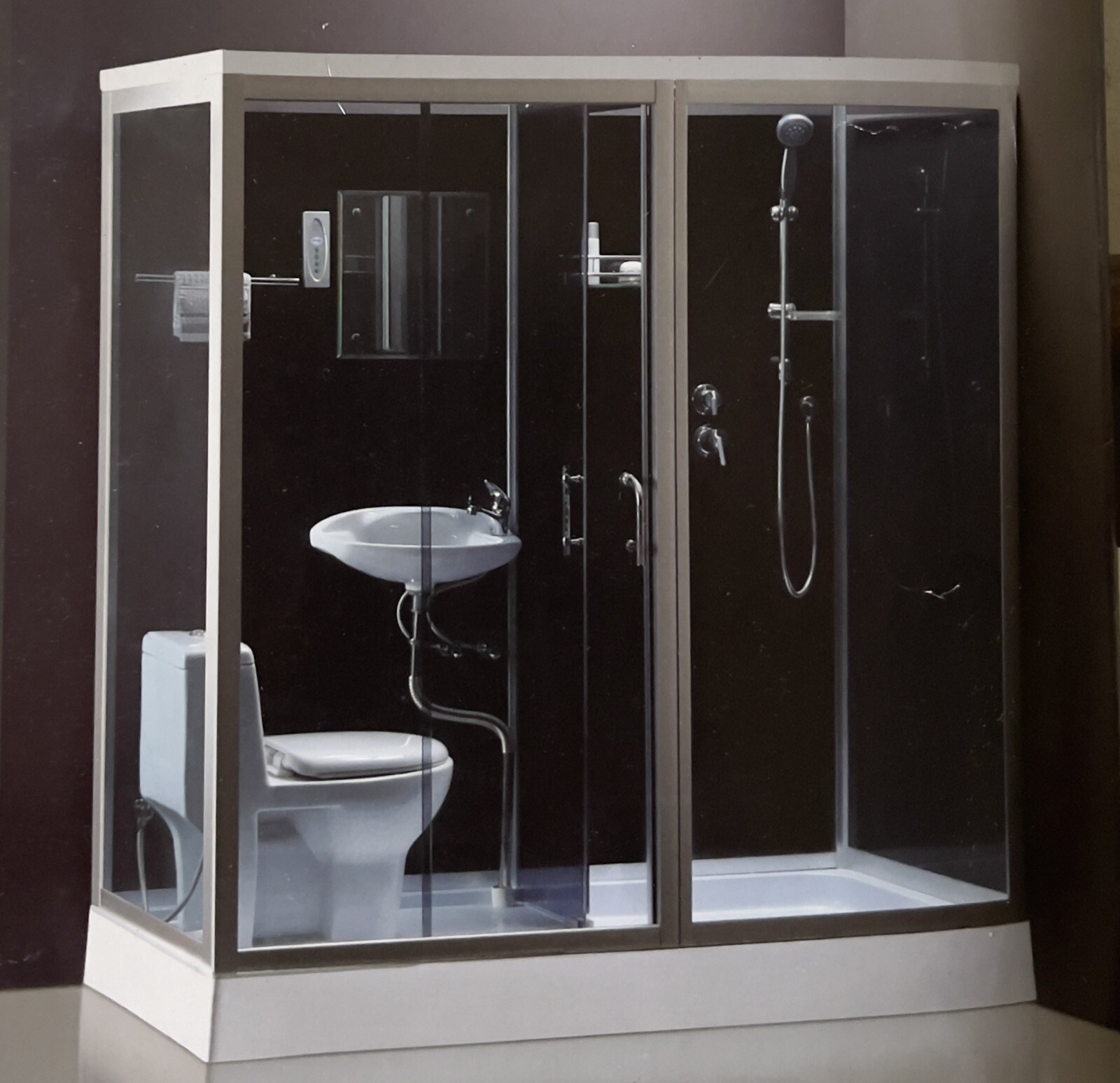 NEW Bathroom Ensuite Shower With Toilet And Sink eBay