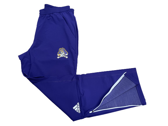 Adidas NCAA East Carolina Uni. Брюки из ткани, фиолетовые, CZ7718 