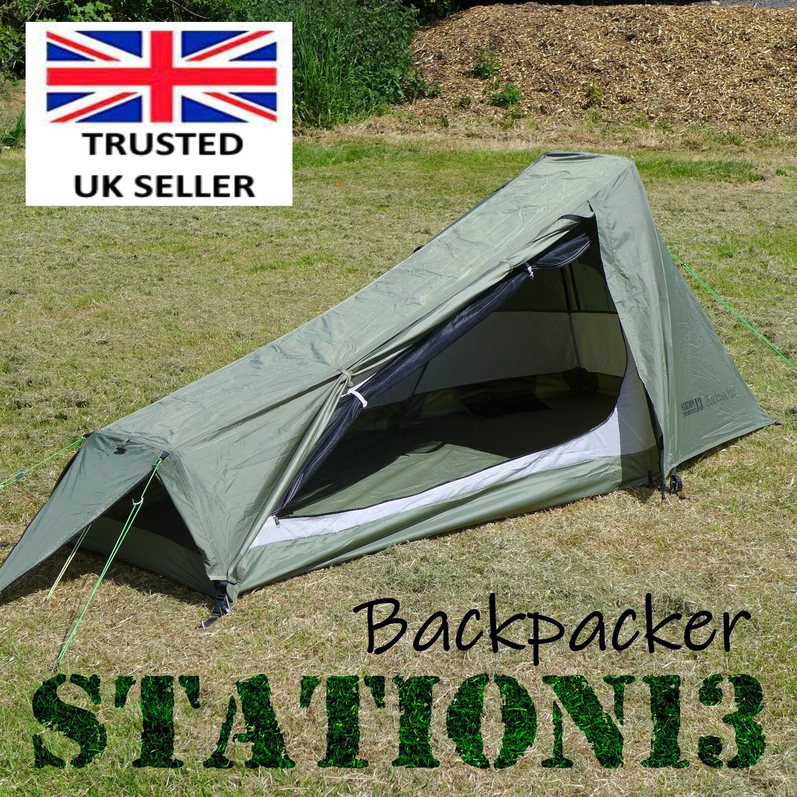 Bikepacking Tent - 1 Person Tent - Lightweight 1.5kg - STATION13 Backpacker NEW