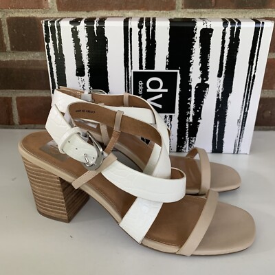 DV By Dolce Vita Womens Kelso Synthetic Strappy block Heel sandals US 8.5 M