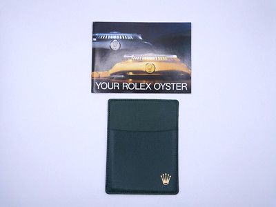 Rolex Oyster Booklet Set - 2-Teilig - Englisch von 3.1987 -