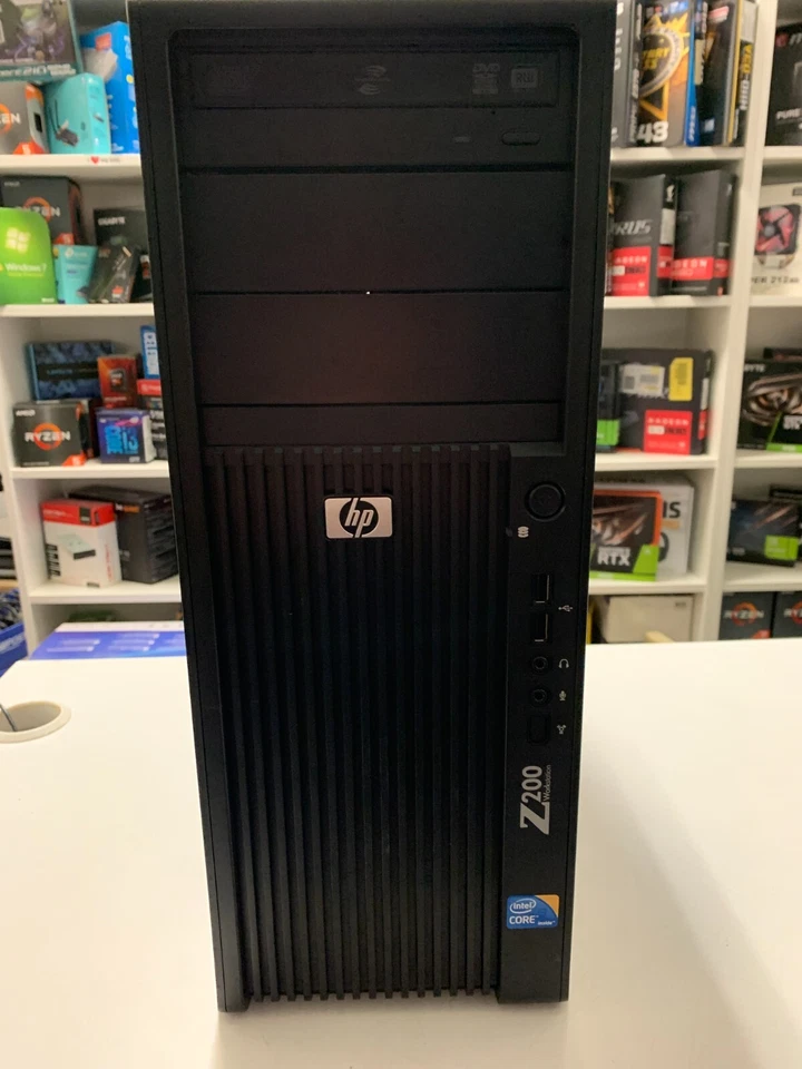 HP Z200 Workstation / Intel CPU / 8gb RAM / Windows 7 / 320GB HDD / DVD - Bild 4 von 4