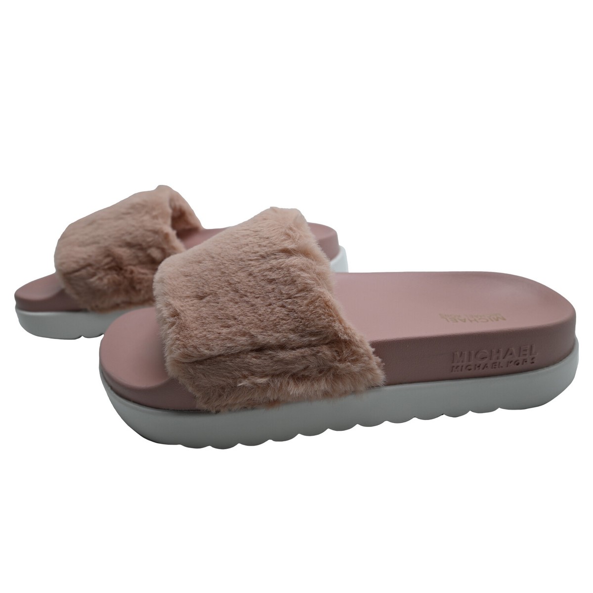 Michael Kors Women's TRIXIE Faux Fur Slide