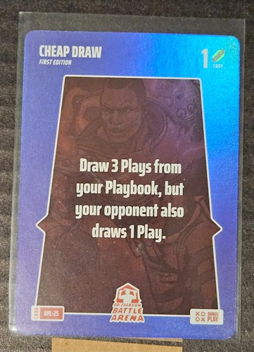 2024 Bo Jackson Battle Arena - Cheap Draw SSP Foil Bonus Play Card #BPL-25