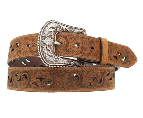 Bill Adler NWOT belt paisley Embroidered size M Vtg Bill Adler Rock Roll Studded Embroidered Paisley Brown  main image 2