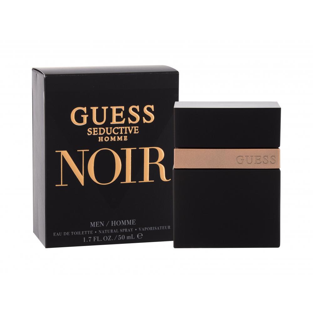 Guess Seductive Homme Noir Eau De Toilette 50ml Spray for Him