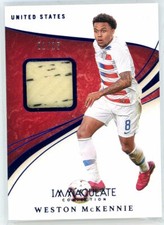 2020 Panini Immaculate Collection Soccer Cleats #BM-WMK Weston McKennie #01/15