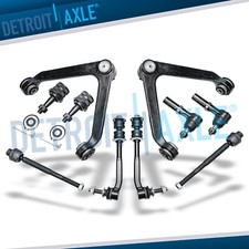 Front Upper Control Arms Tie Rods Suspension Kit for 2004-09 Dodge Durango Aspen