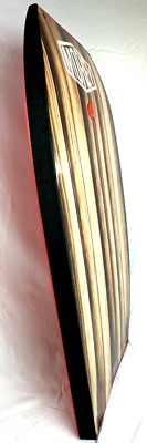 Morey Mach 11Tube Rail Red & Faux Wood Grain Body Boogie Board