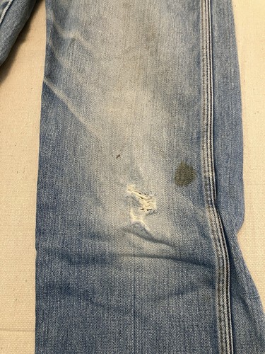 Wrangler Vintage USA Made 31x30 Jeans 910 DEN W14CN 1970's. Hippie Punk Retro 77 - Picture 11 of 19