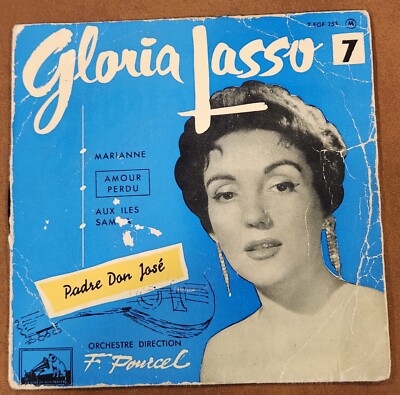 Gloria Lasso  Padre Don José  1957 La Voix De Son Maître  7 EGF 253 Chanson  VG+