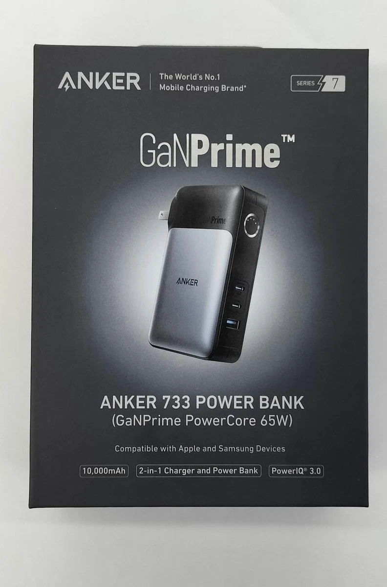 Anker 733 Power Bank GaNPrime PowerCore 65W 10000mAh 30W Output