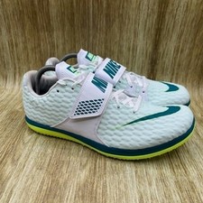 Nike Zoom High Jump HJ Elite Men's Size 10 White Green Track Shoe FZ9636-100 NEW