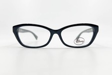 Disney Kids Eyeglasses Frames 3E 2005 1441 Black Glitter Cat Eye 48-13-130