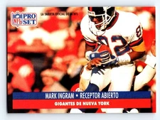 1991 Pro Set Spanish #65 Mark Ingram Fresh Break EX-EXMINT
