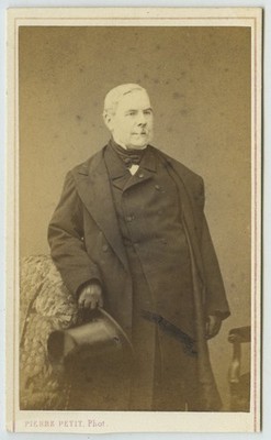CDV 1860-70 Pierre Petit. Graf Napoleon Daru, Außenminister