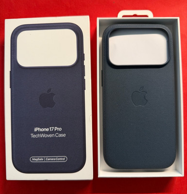 Original Apple TechWoven Case MagSafe iPhone 17 Pro Blau MGF44ZM/A A3561 Neu