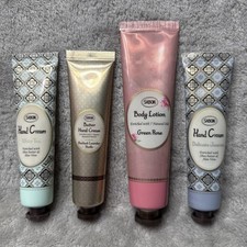Set 4 SABON Hand Cream 3 Body Lotion Full Sizes Lot