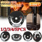 Magnetic Fireplace Stove Thermometer Temperature Monitor Oven Thermometer Gauge