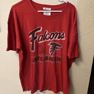 47 Brand NFL ATLANTA Falcons Rise Up Red T Shirt Size L