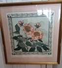 BEKI KILLORIN Lithograph Print Signed Peony 148/200 framed 16 x 17
