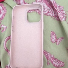 Light Pink Matte Silicone Back Case Protective Skin for Cell Phone