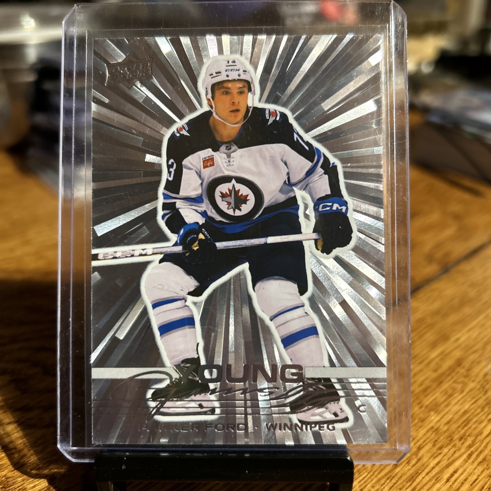 2025-26 Upper Deck Series 1 Parker Ford Silver Outburst Young Guns 246