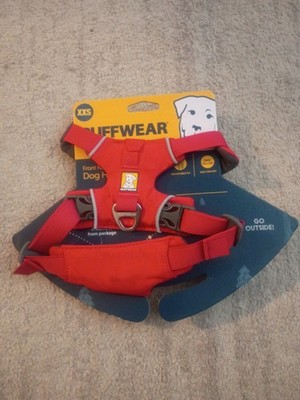Ruffwear Front Range XXS Walking Harness Adjustable Reflective w/ Handle Red