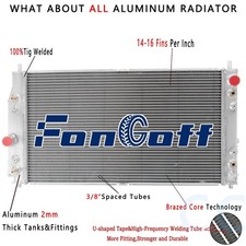 3 Row Aluminum Radiator Fits 1998-04 Chrysler 300m Concorde Dodge Intrepid 3.5l 3 Row Aluminum Radiator Fits 1998-04 Chrysler 300m Concorde Dodge Intrepid 3.5l