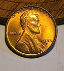 1933-D  Lincoln Wheat Cent  MS++ Red