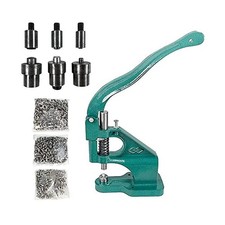 QWORK Heavy Duty Hand Press Eyelet Grommet Machine Punch Tool K... USA FAST SHIP