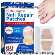 60 Pcs Fungal Nail Patches Toenail Fungus Parches Para Hongos En Las U as Repara