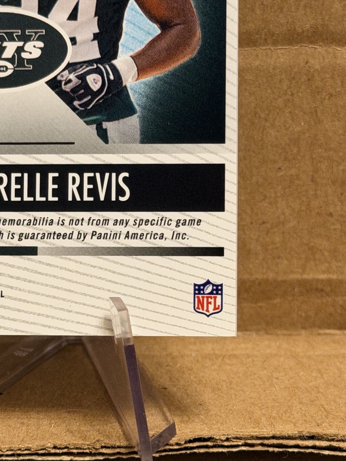 DARRELLE REVIS 2025 PANINI SILHOUETTE AUTO JERSEY PATCH /99 #SA-DRS JETS Q6739 view 9