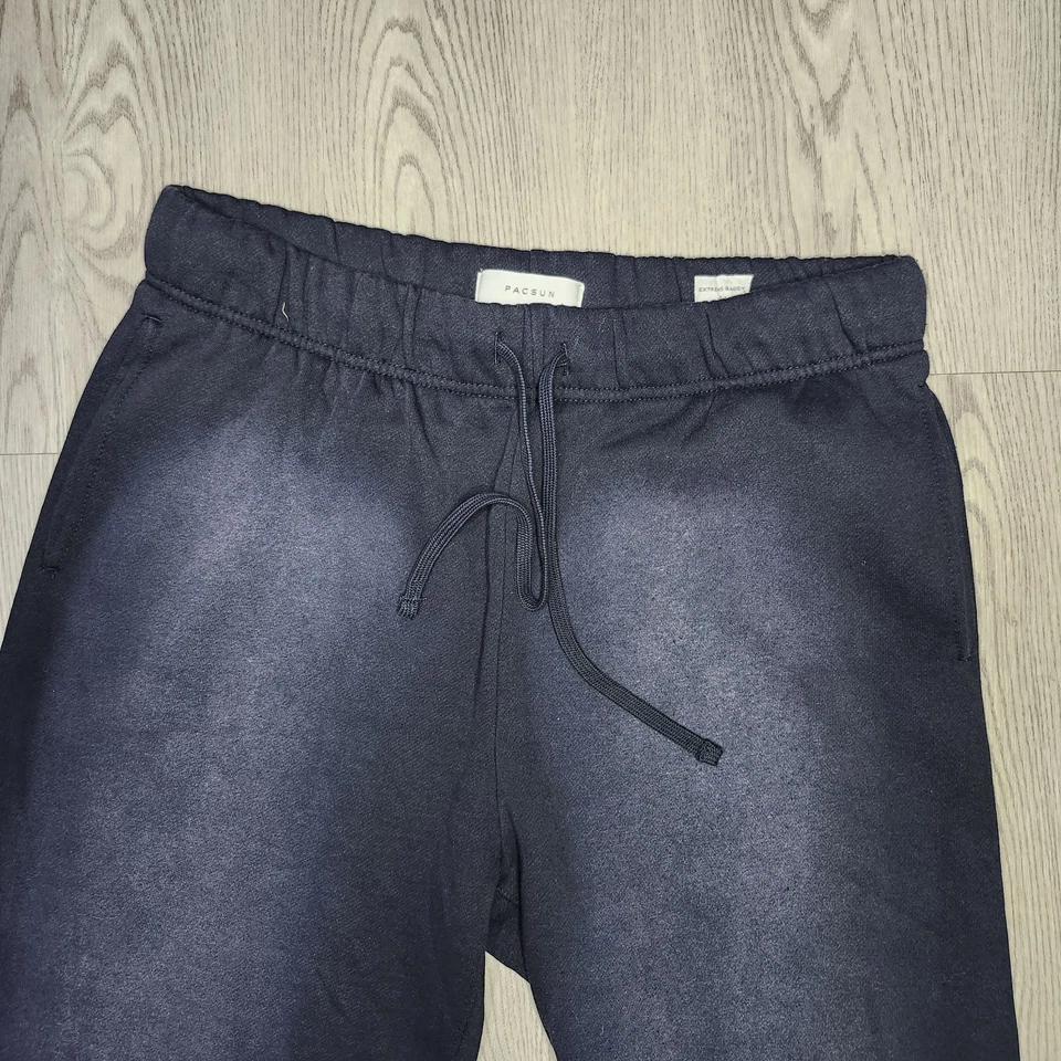 Pantalón de chándal Pacsun para hombre polar extremo talla L azul lavado flexible NUEVO Foto 3 de 4