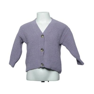 H&M, Strickjacke, Unisex (Kinder), Größe: 98/104, Lila, Polyester #etl