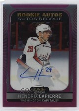 2021-22 O-Pee-Chee Platinum Rookie Matte Pink Hendrix Lapierre #R-HL Auto q2c
