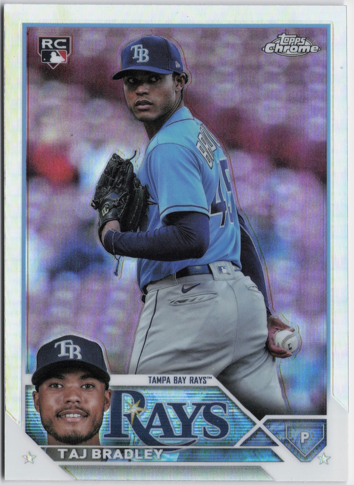 2023 Topps Chrome Update #USC209b Taj Bradley Image Variation RC