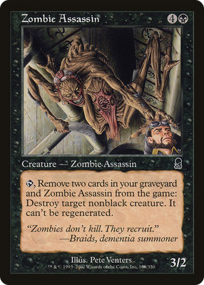 Zombie Assassin #168 (LP) Odyssey ODY Magic MTG