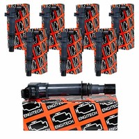 8X Engitech ZüNdspulen FüR Jeep Grand Cherokee II WJ WG 4.7 V8 4X4 Dodge