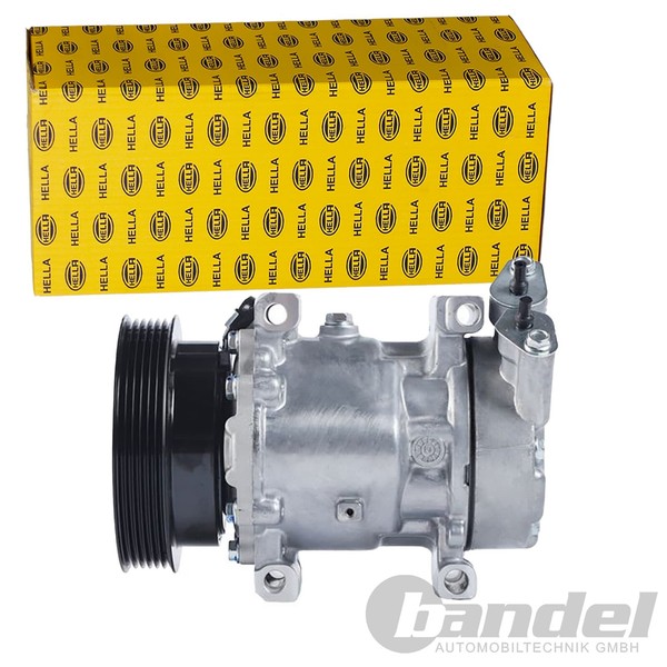 Hella Klimakompressor SD6V12 Passend FüR Nissan Kubistar Renault Thalia | 8FK-image