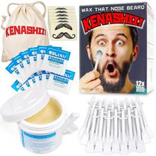 Nose Wax Kit  100 G Wax, 24 Applicators  Hair Removal Kit for Men and Women 
