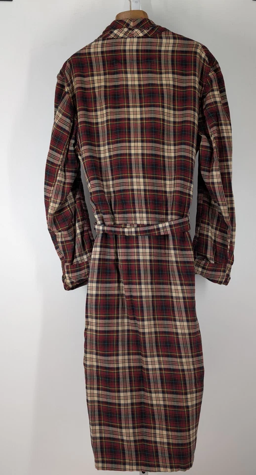 Bata State O Maine De Colección Años 40 50 Viyella Reino Unido MacHugh Tartán Sarga Cinturón Cuello Chal OS Foto 3 de 4