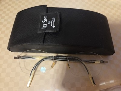 LINDBERG TITAN-BRILLE mit KUNSTSTOFF-ÜBERZUG! RETRO / VINTAGE!